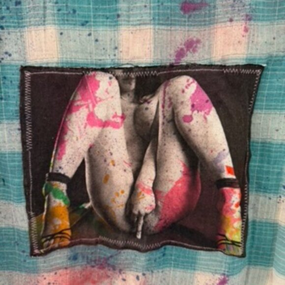 BROKEN BANDIT ONE OF A KIND CUSTOM UPCYCLED SHIRT - Picture 5 of 11